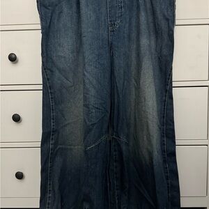 Free People Relaxed Blue Jeans